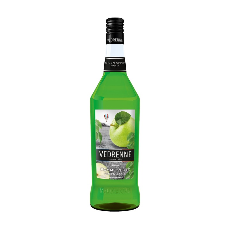 Vedrenne Green Apple Syrup 0% 1000ml