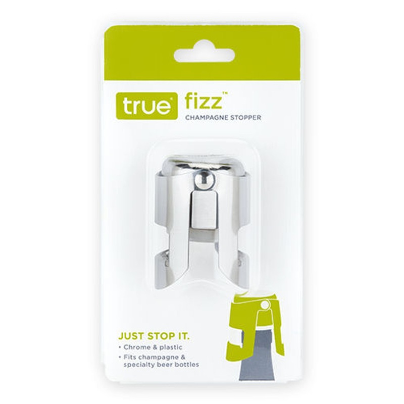 True Fizz Chrome Champagne Stopper