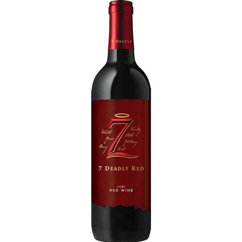 6 Bottle Case Seven Deadly Lodi Red Blend Rated 90 w/ Shipping Included