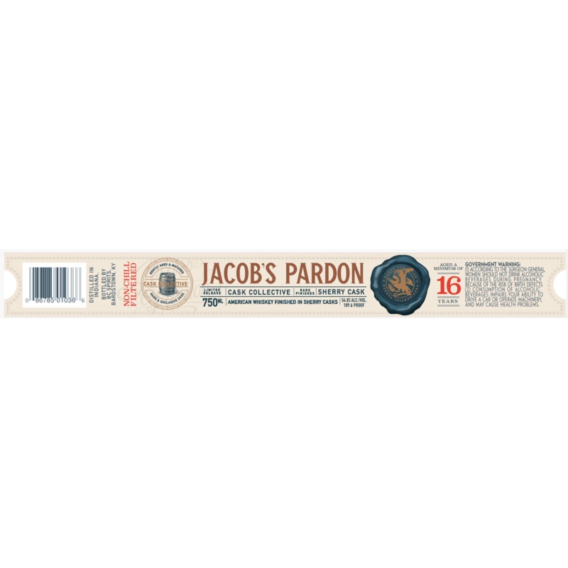 Jacob’s Pardon 16-Year American Whiskey Sherry Cask Finish