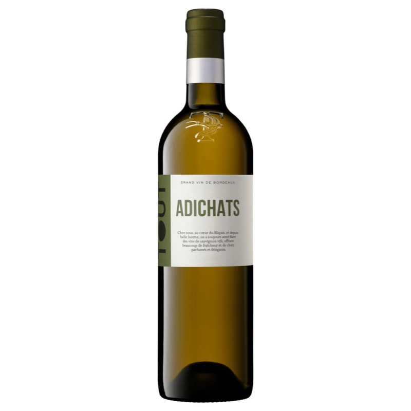 Tutiac – TOUT Adichats Blaye Ctes de Bordeaux Blanc 2023 12.5% 750ML