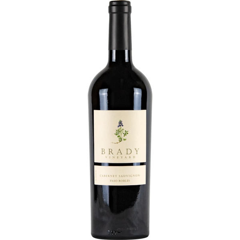 6 Bottle Case Brady Vineyard Paso Robles Cabernet 2023 w/ Shipping Included