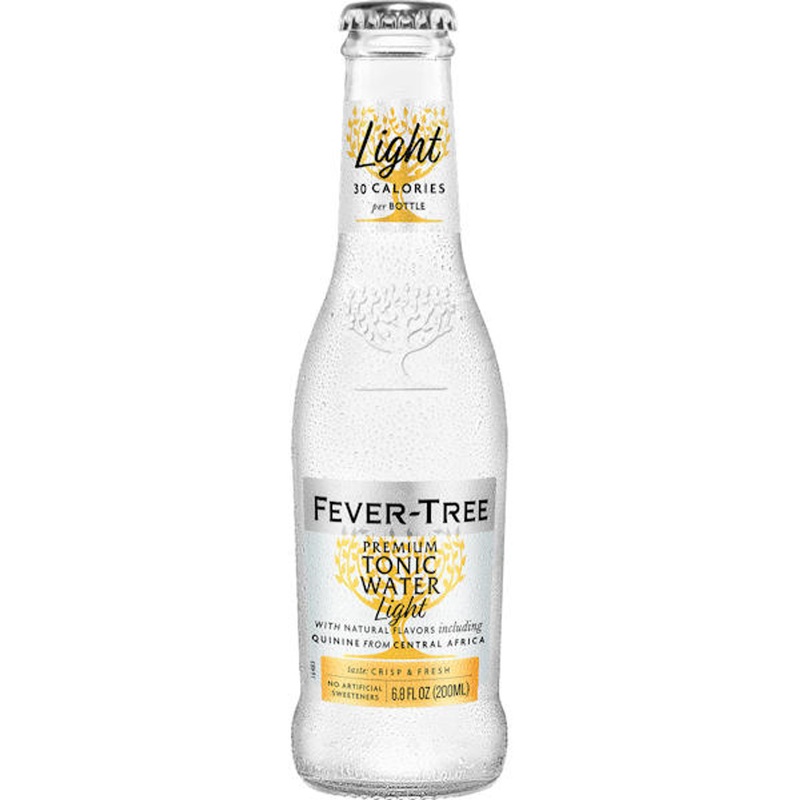 Fever Tree Premium Tonic Water LIGHT 6.8oz 4-Pack