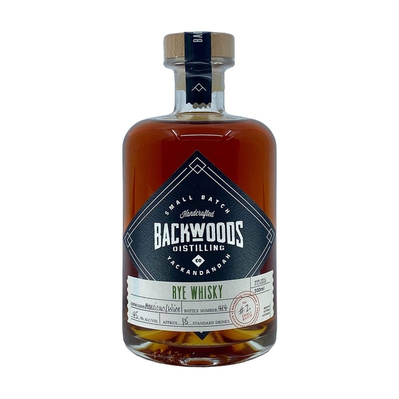 Backwoods Rye Whisky 46% 500ml