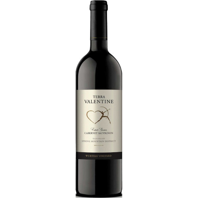 6 Bottle Case Terra Valentine Wurtele Vineyard Spring Mountain District Cabernet 2017 Rated 92JS w/ Shipping Included