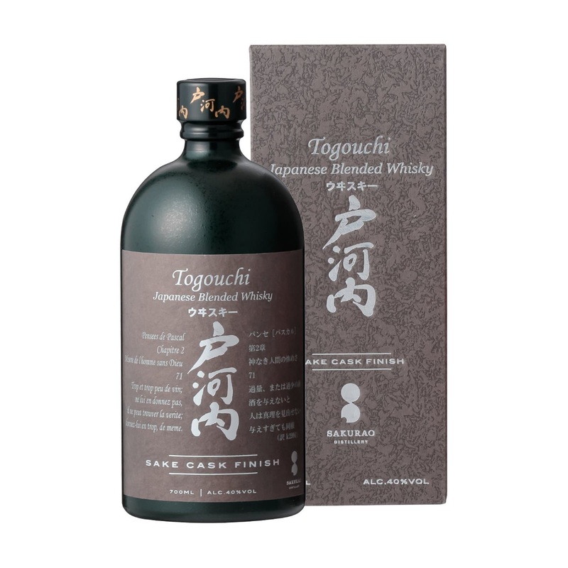 Togouchi Sake Cask Finish Japanese Whisky 40% 700ml