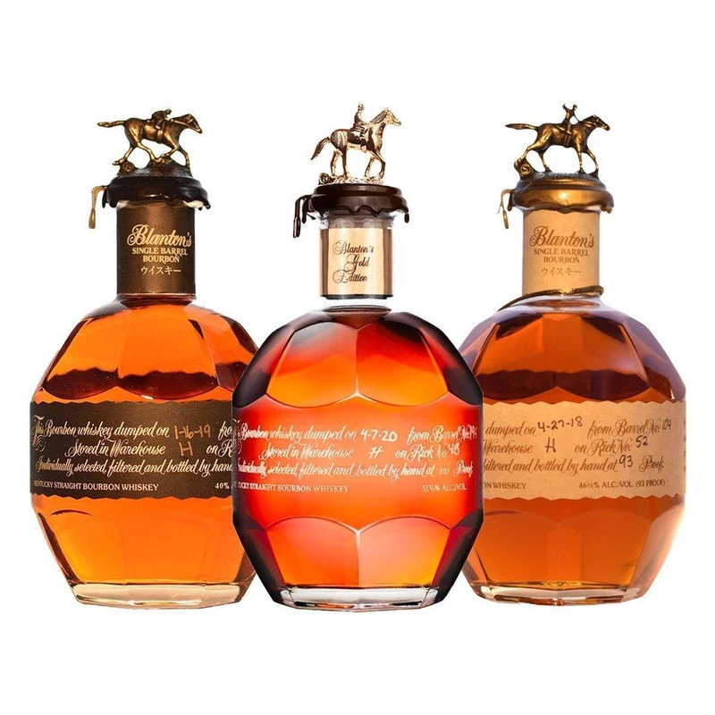 Blanton’s Gold Edition 700ml, Blanton’s Black, Blanton’s Red Takara Special
