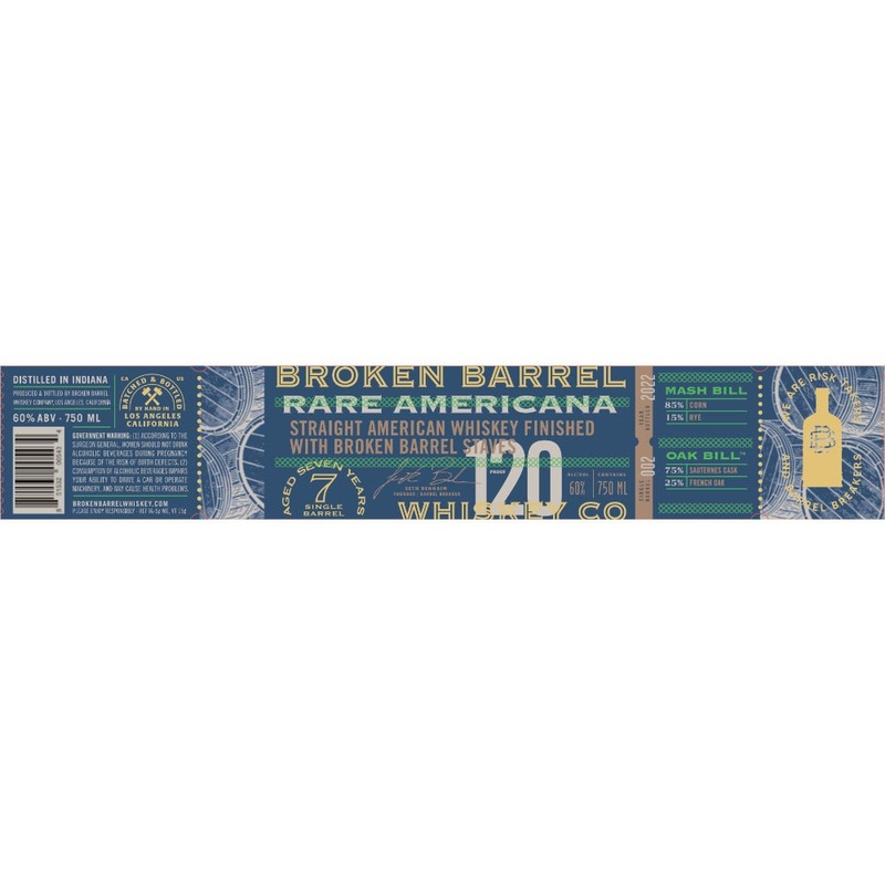 Broken Barrel Rare Americana 7 Year Old