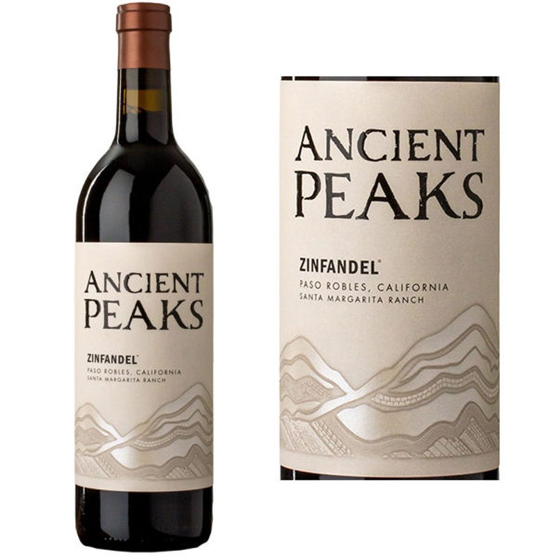 12 Bottle Case Ancient Peaks Santa Margarita Ranch Paso Robles Zinfandel 2022 Rated 92DM w/ Shipping Included