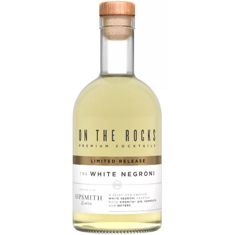 On The Rocks Sipsmith Gin White Negroni Ready-To-Drink Cocktail 375ml