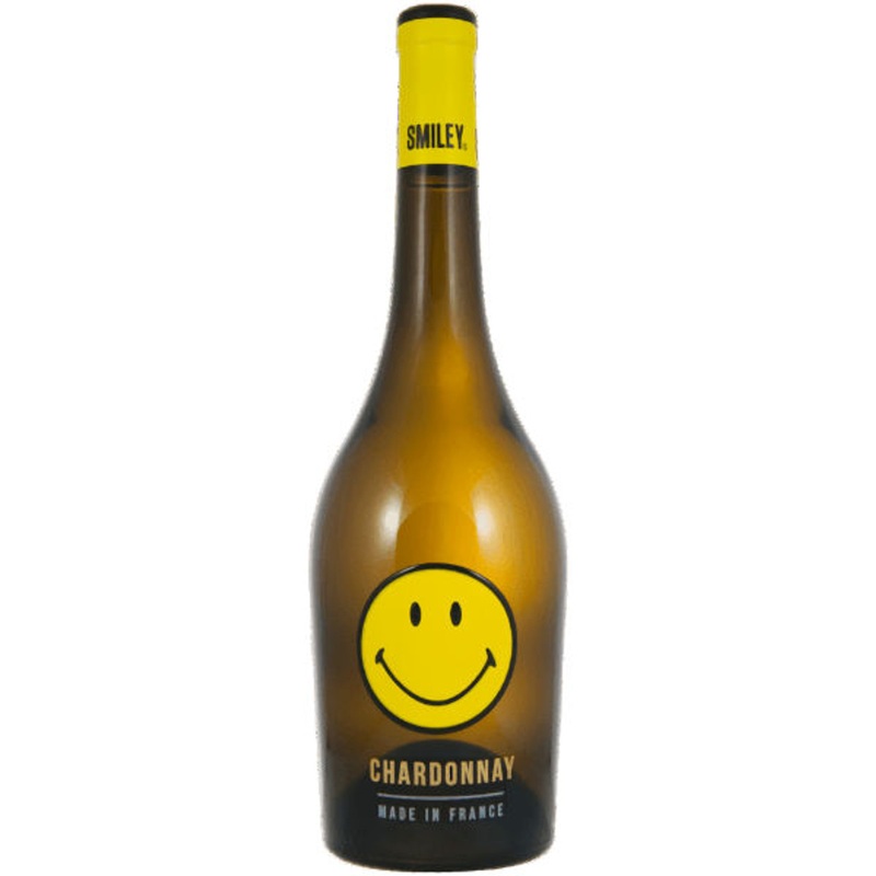 6 Bottle Case Smiley Wines Vin de France Chardonnay NV w/ Shipping Included