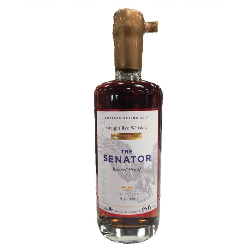 The Senator Gold Wax Edition Barrel Proof 6 Year Old Single Barrel
