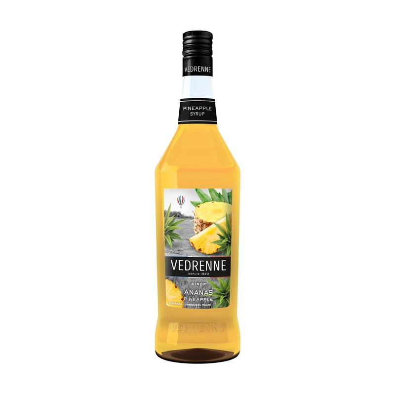 Vedrenne Pineapple Syrup 0% 1000ml