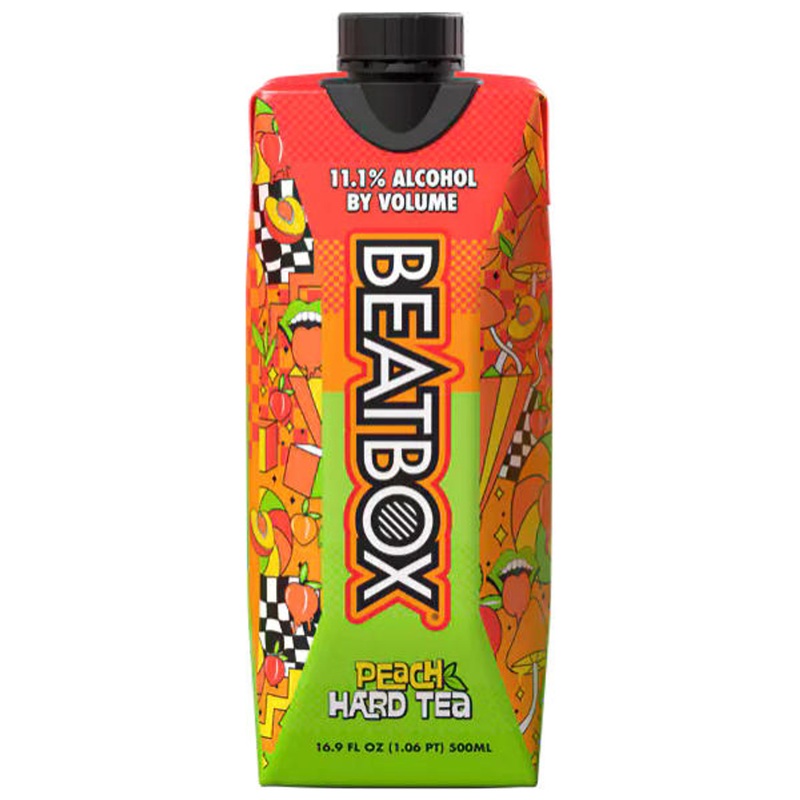 BeatBox Beverages Peach Hard Tea 500ml