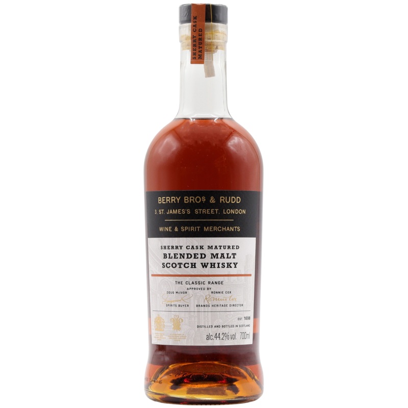 BERRY BROS & RUDD – SHERRY CASK MATURED BLENDED MALT SCOTCH WHISKY