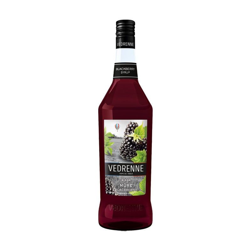 Vedrenne Blackberry Syrup 0% 1000ml