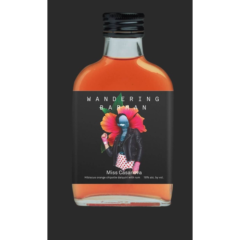 Wandering Barman Miss Casanova- Spicy Hibiscus Daiquiri 100ml 4 Pack