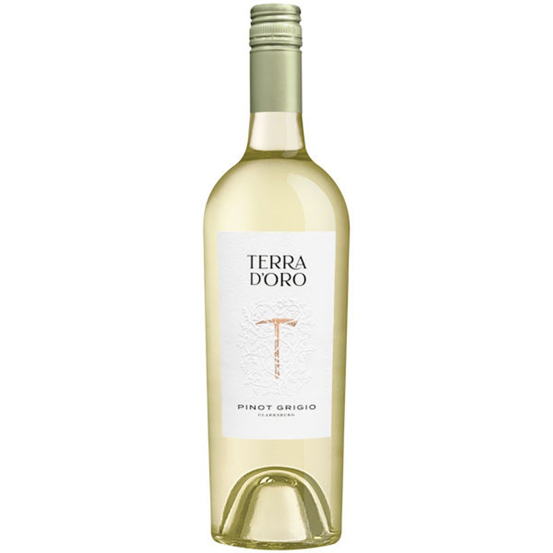 6 Bottle Case Terra d’Oro Clarksburg Pinot Grigio 2023 w/ Shipping Included