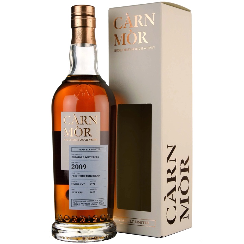 Ardmore 13 Year Old 2009 PX Sherry Cask Carn Mor Strictly Limited Scotch Whisky 700ml