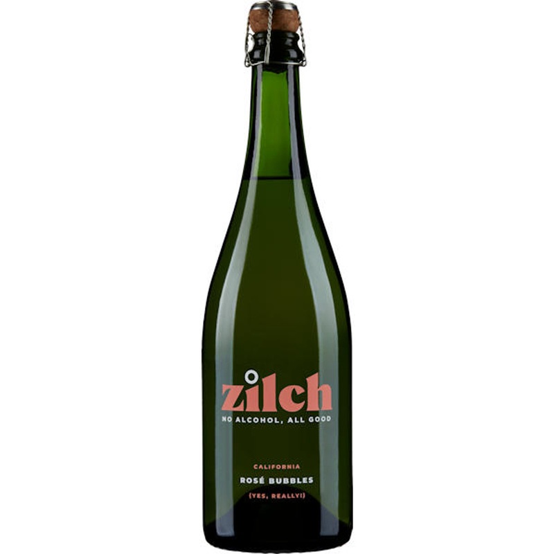 Zilch No Alcohol California Rose Bubbles NV