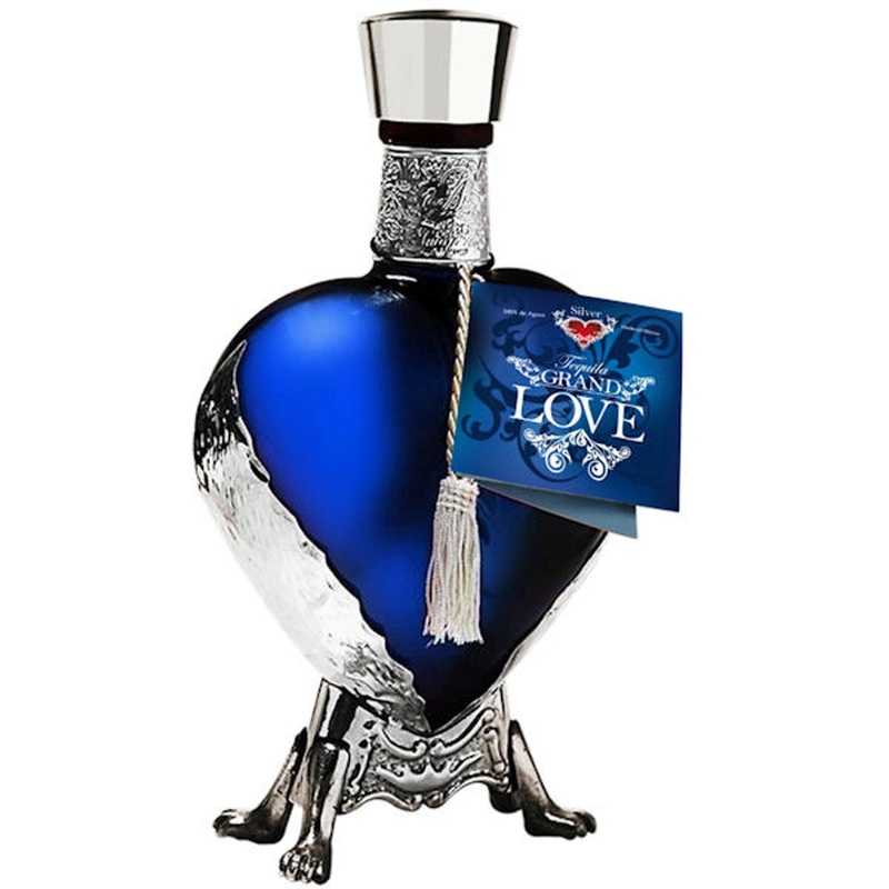 Grand Love Blue Heart Blanco Tequila 750ml