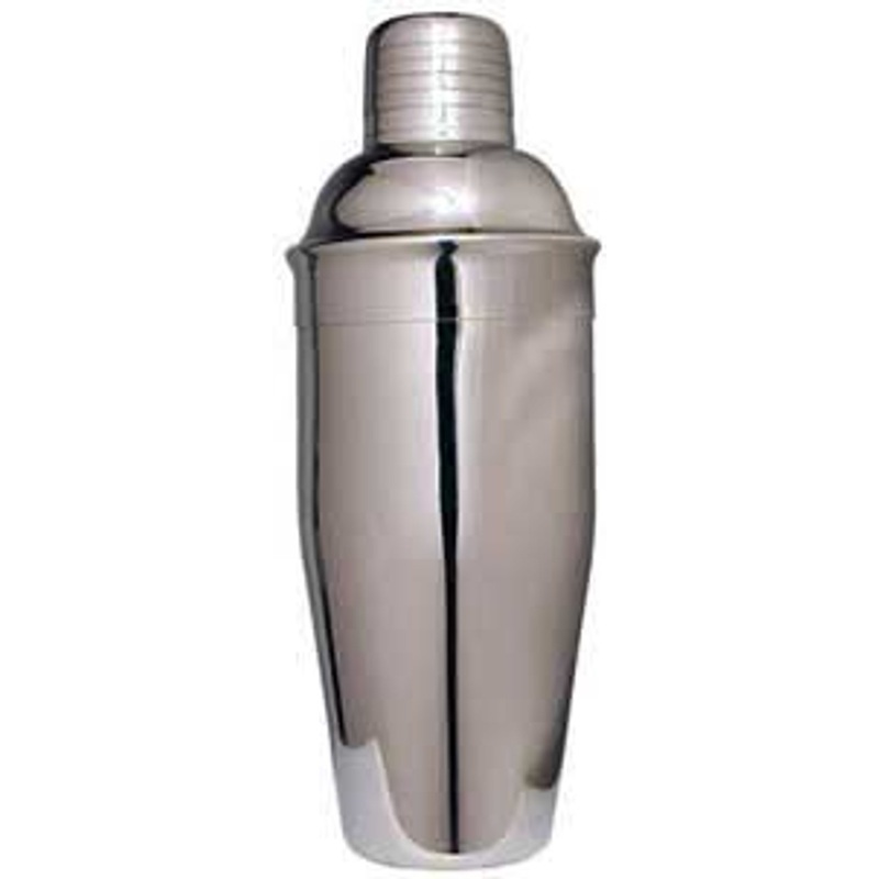 Cocktail Shaker 3 Piece Stainless Steel Set