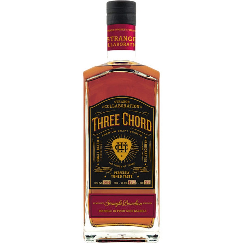 Three Chord by Neil Giraldo Strange Collaboration Kentucky Straight Bourbon Whiskey 750ml