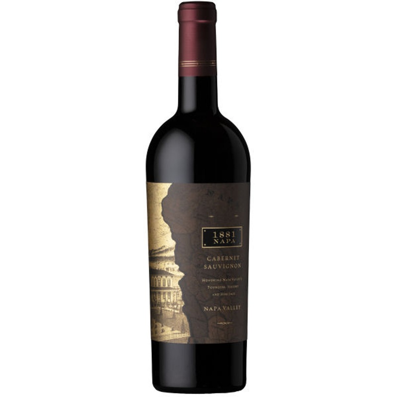 6 Bottle Case 1881 Napa Cabernet 2022 Rated 90WE w/ Shipping Included