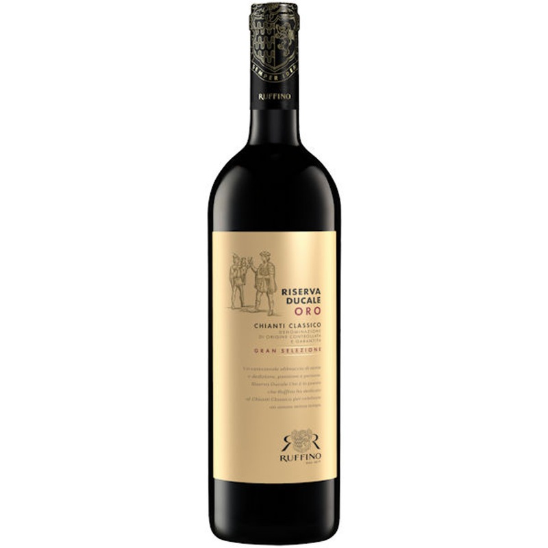 6 Bottle Case Ruffino Riserva Ducale Gold Label Chianti Classico Gran Selezione DOCG 2020 (Italy) Rated 94WS w/ Shipping Included