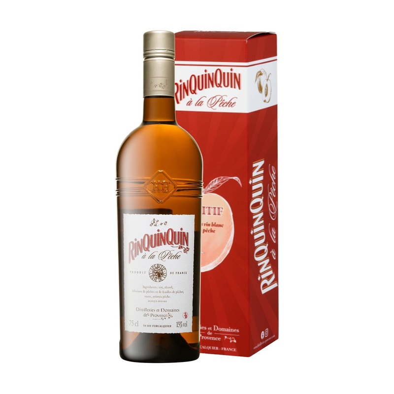 Distillerie et Domaines de Provence ‘Rinquinquin a la Peche’ (Peach) Aperitif 15% 750ml