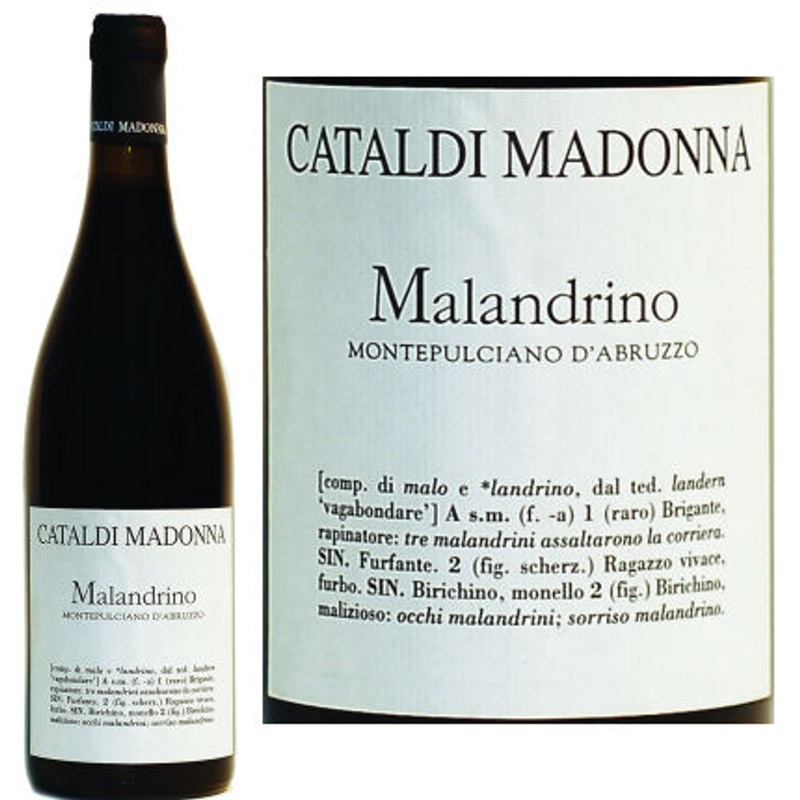 6 Bottle Case Cataldi Madonna Malandrino Montepulciano d’Abruzzo DOC 2022 w/ Shipping Included