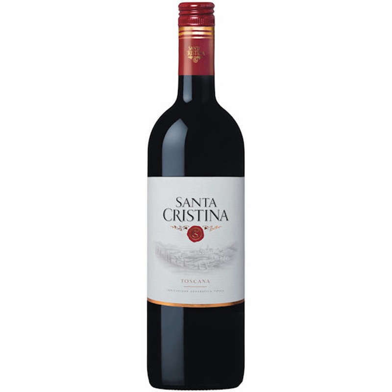 12 Bottle Case Antinori Santa Cristina Toscana Rosso IGT 2019 (Italy) w/ Shipping Included