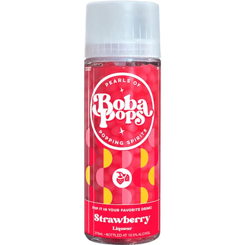 Boba Pops Popping Strawberry Liqueur 375ml