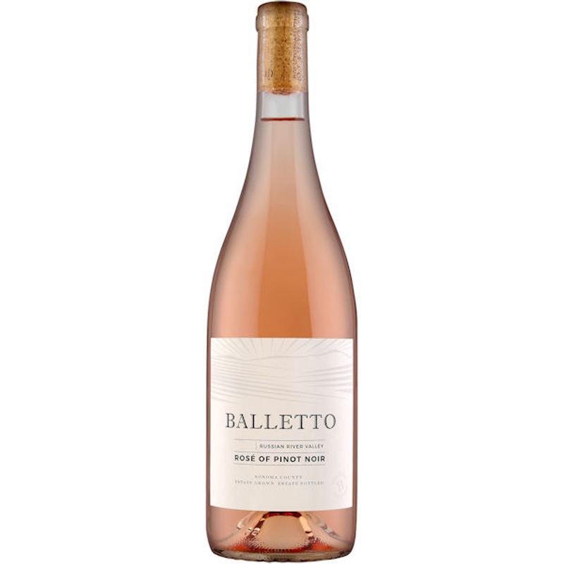 12 Bottle Case Balletto Russian River Rose of Pinot Noir 2024 w/ Shipping Included