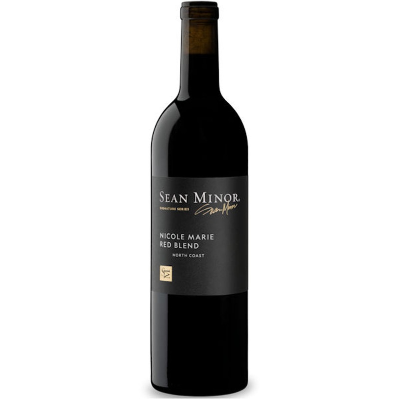 6 Bottle Case Sean Minor Nicole Marie North Coast Red Blend 2023 w/ Shipping Included