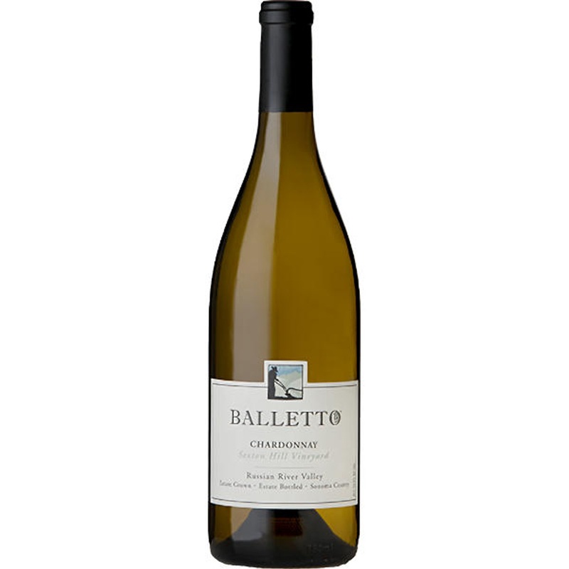 6 Bottle Case Balletto Sexton Hill Vineyard Russian River Chardonnay 2018 w/ Shipping Included