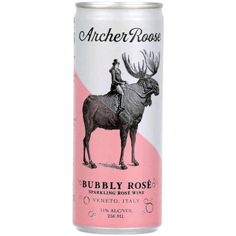 Archer Roose Veneto Bubbly Rose Sparkling Rose Wine 250ml 4-Pack Can NV (Italy)