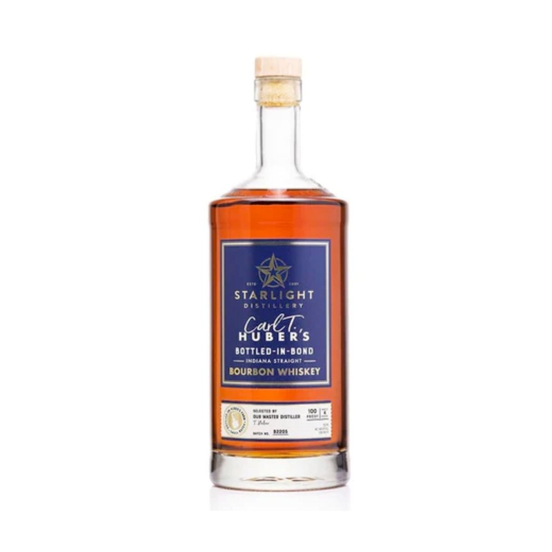 Starlight Distillery Carl T. Huber’s Bottled In Bond Indiana Straight Bourbon Whiskey